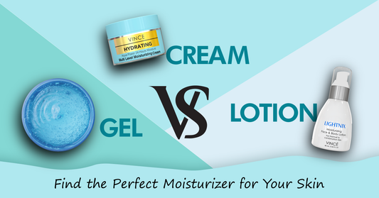 Gel vs. Cream vs. Lotion Find the Perfect Moisturizer for Your Skin