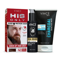 Beard & Mustache Grooming Essentials - Light Brown