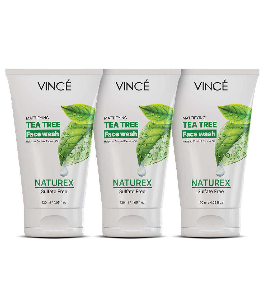 Best Tea Tree Face Wash by VINCE BEAUTY in Dubai, UAE - Pack of 3