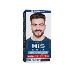 Dark Brown His Only Men Hair Color - (HC-03)