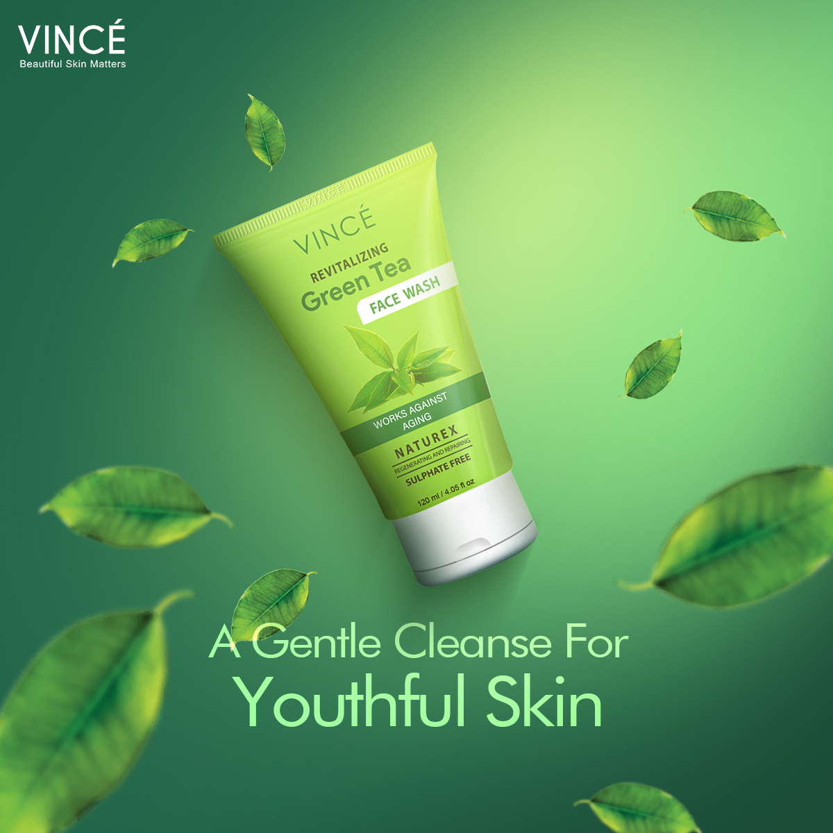 VINCE Green Tea Face Wash in Dubai, UAE