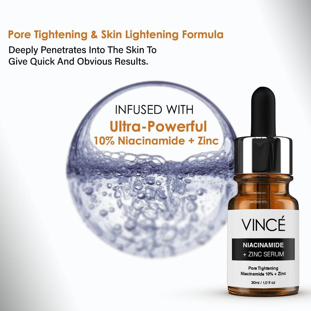 Shop Vince Niacinamide + Zinc Serum in UAE | Tighten Pores & Refine ... - Zinc And Pores