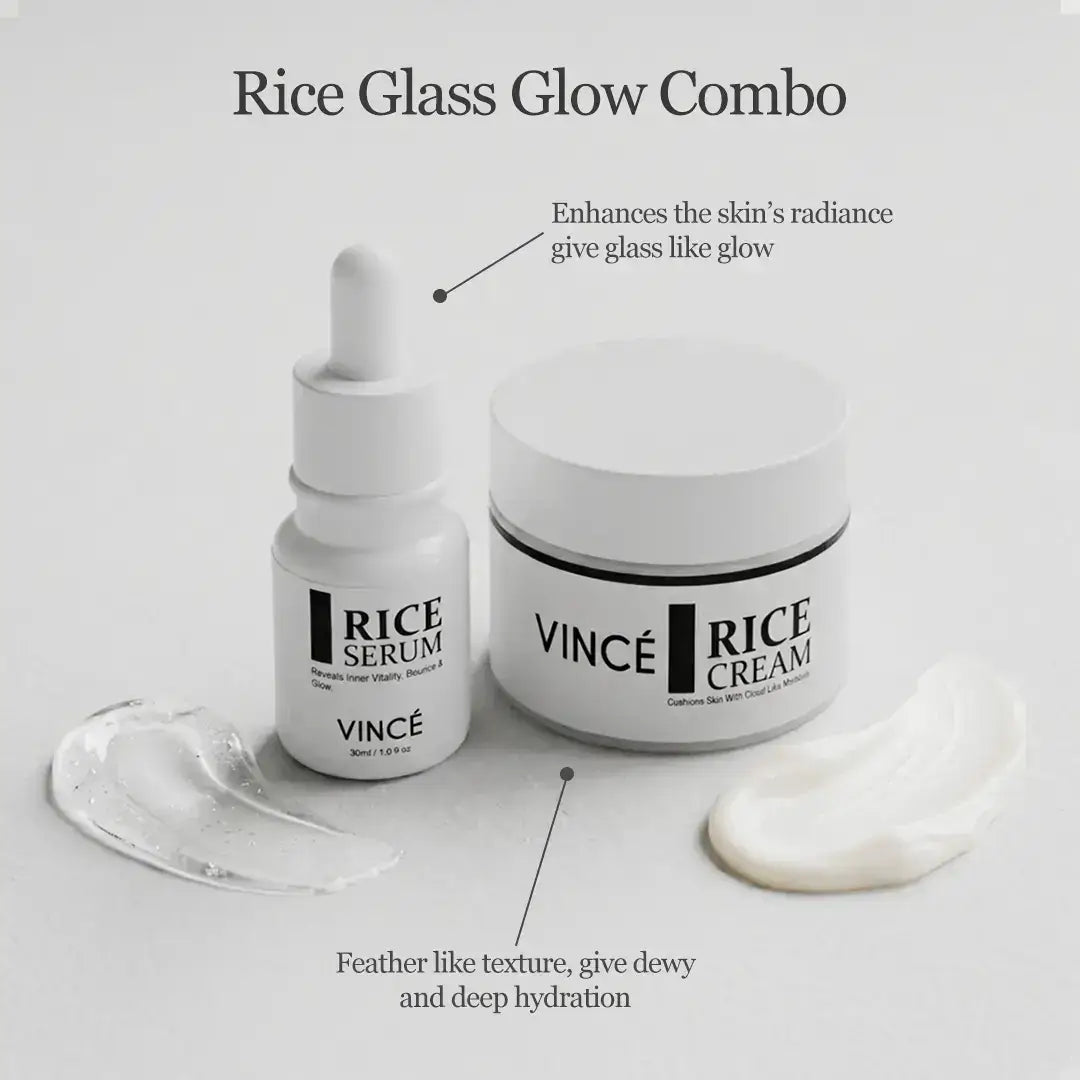 Rice Glass Glow Combo by VINCE in Dubai
