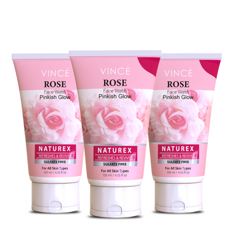Rose Face Wash Pack of 3