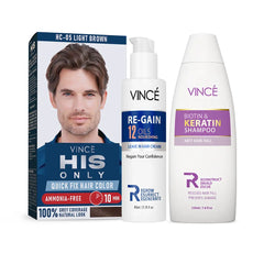 Ultimate Hair Color & Care Pack (Men) - Light Brown