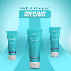 Intense Glow Face Wash Pack of 3