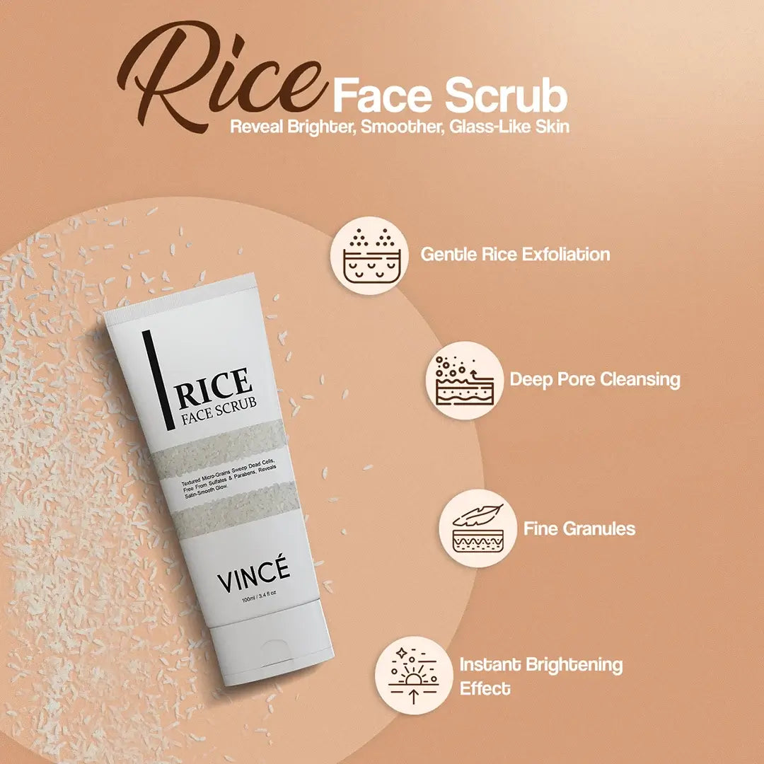 VINCE Rice Face Scrub in Dubai, UAE
