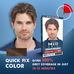 Light Brown His Only Men Hair Color - (HC-05)