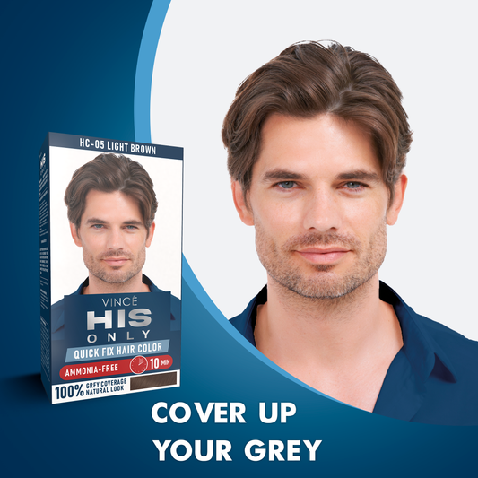 Light Brown His Only Men Hair Color - (HC-05)