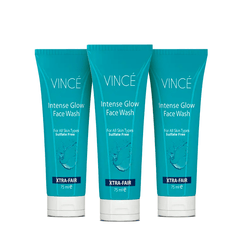 Vince Intense Glow Face Wash 75ml - Pack of 3