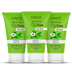 Tea Tree Face Wash Pack Of 3